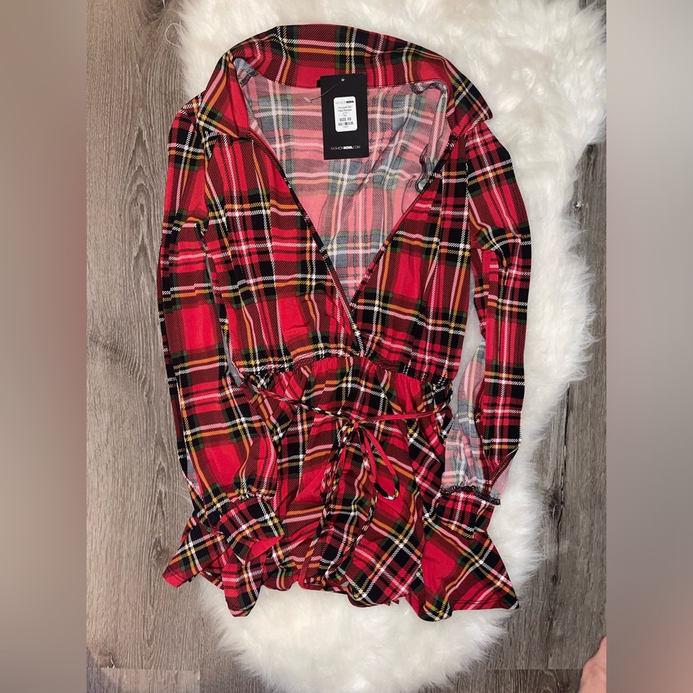 Plaid romper